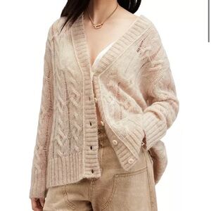 ALLSAINTS
Regan Cable Knit Cardigan